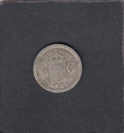 Beschrijving: 1/4 Gulden  